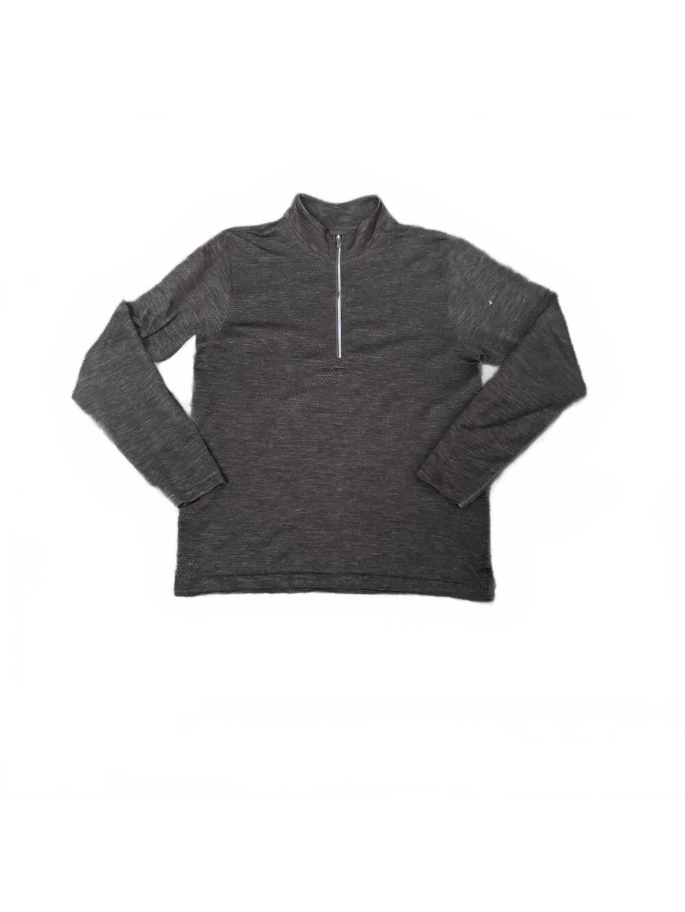 Lululemon Men's Gray Half-Zip Pullover Shirt
